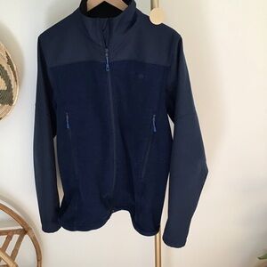 Mountain Hardwear Navy Blue Fleece Jacket Size Medium